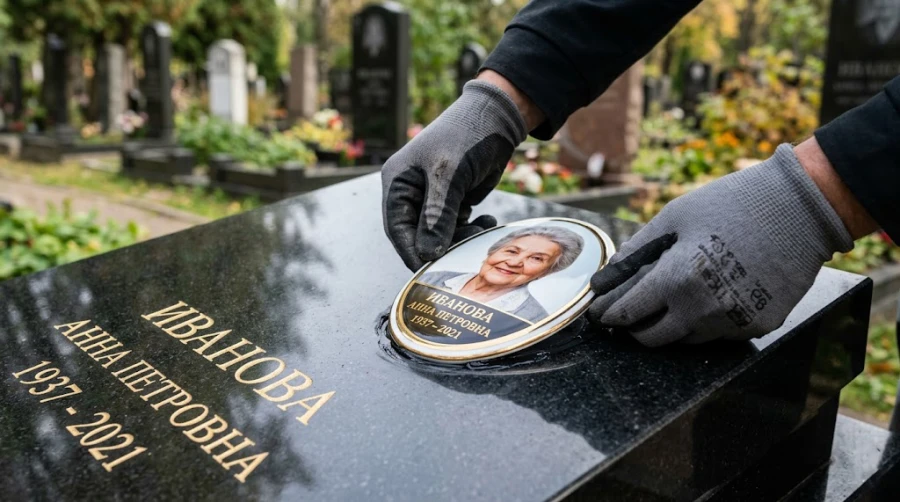 kak-prikleit-oval-na-pamyatnik